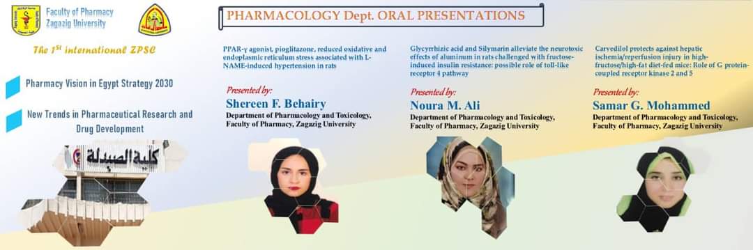 Pharmacology department oral presentations at the 1st international ZPSC