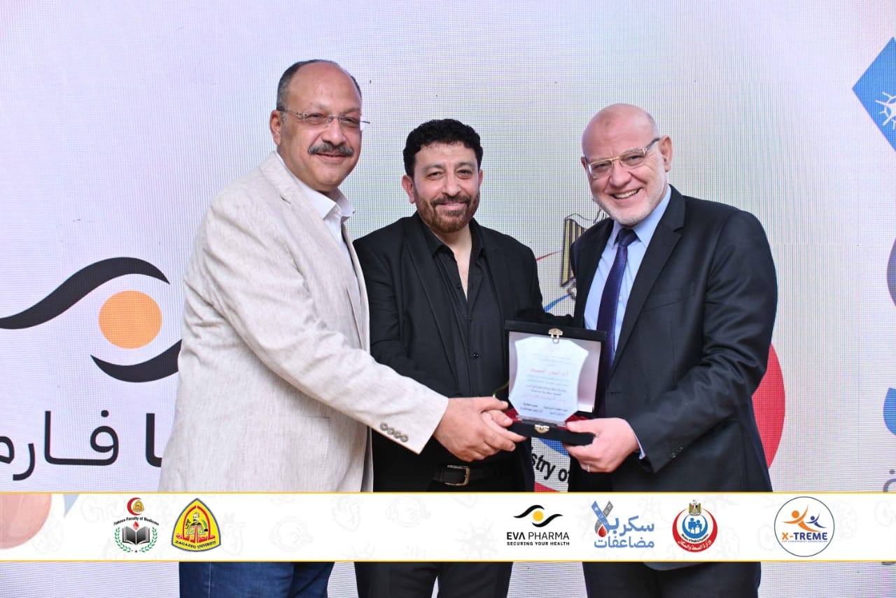 سلاسل الندوات العلمية بكلية الطب البشري بفاقوس : الندوة الطبية (سكر بلا مضاعفات)