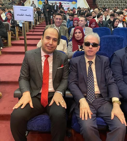 Prof. Dr. Mamdouh Al-Muslimi, Dean of the Faculty of Law, and Prof. Dr. Ahmed Dahshan, Vice Dean of the Faculty for Postgraduate Studies and Research, participated in the celebration organized by Zagazig University in cooperation with the Administrative Control Authority on the occasion of the International Anti-Corruption Day.