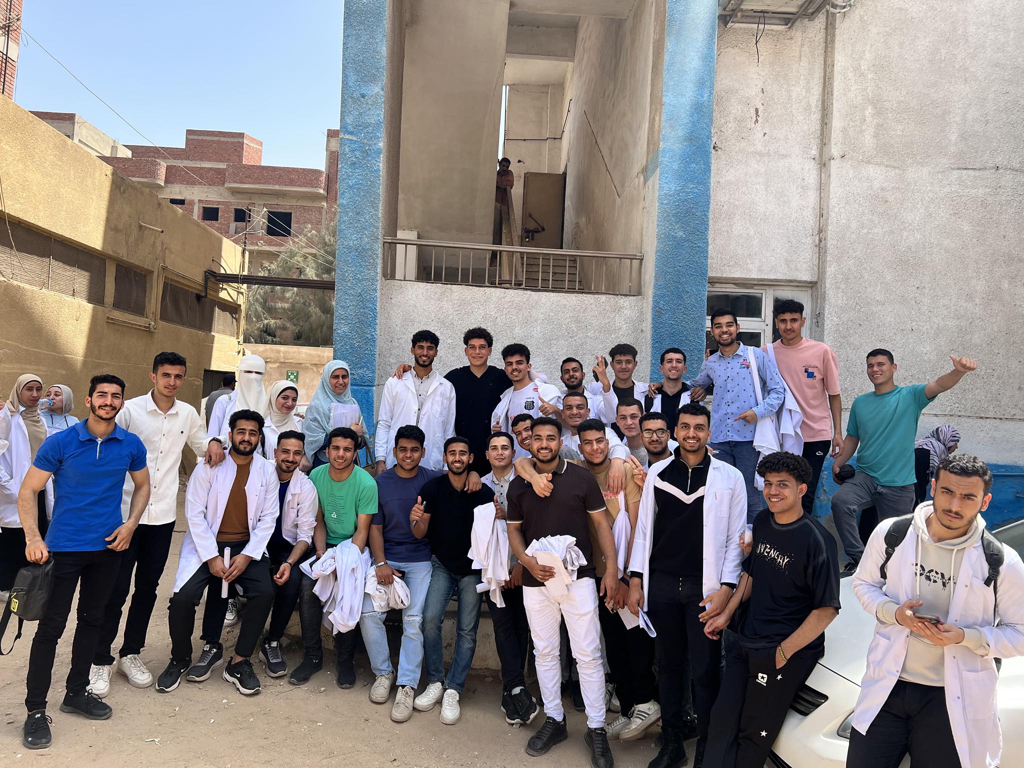 استمرار فاعليات تدريب طلاب المستوى الثانى بالمعهد بمستشفى فاقوس العام الفصل الدراسى الثانى