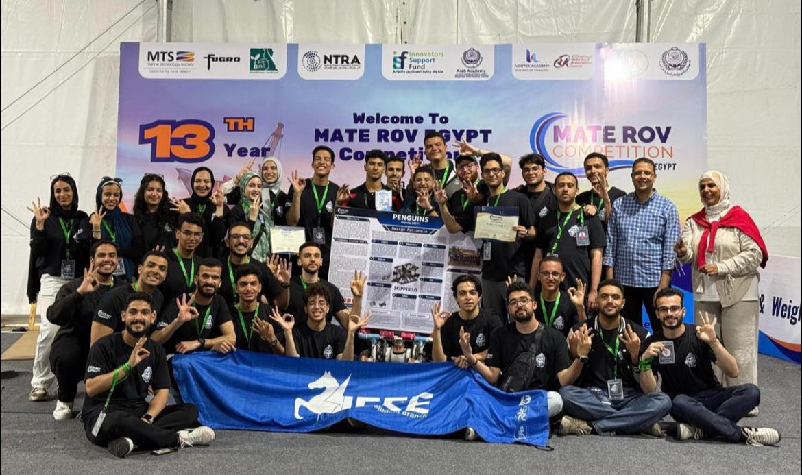 المركز الثالث الفرع الطلابي IEEE-ZSB  ..  بالغواصة الآلية Skipper