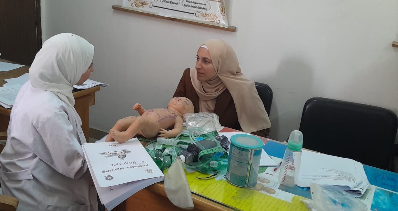 The oral practical exams for the subject of pediatric nursing (third year, credit hour system) will begin on Sunday, May 4, 2025.