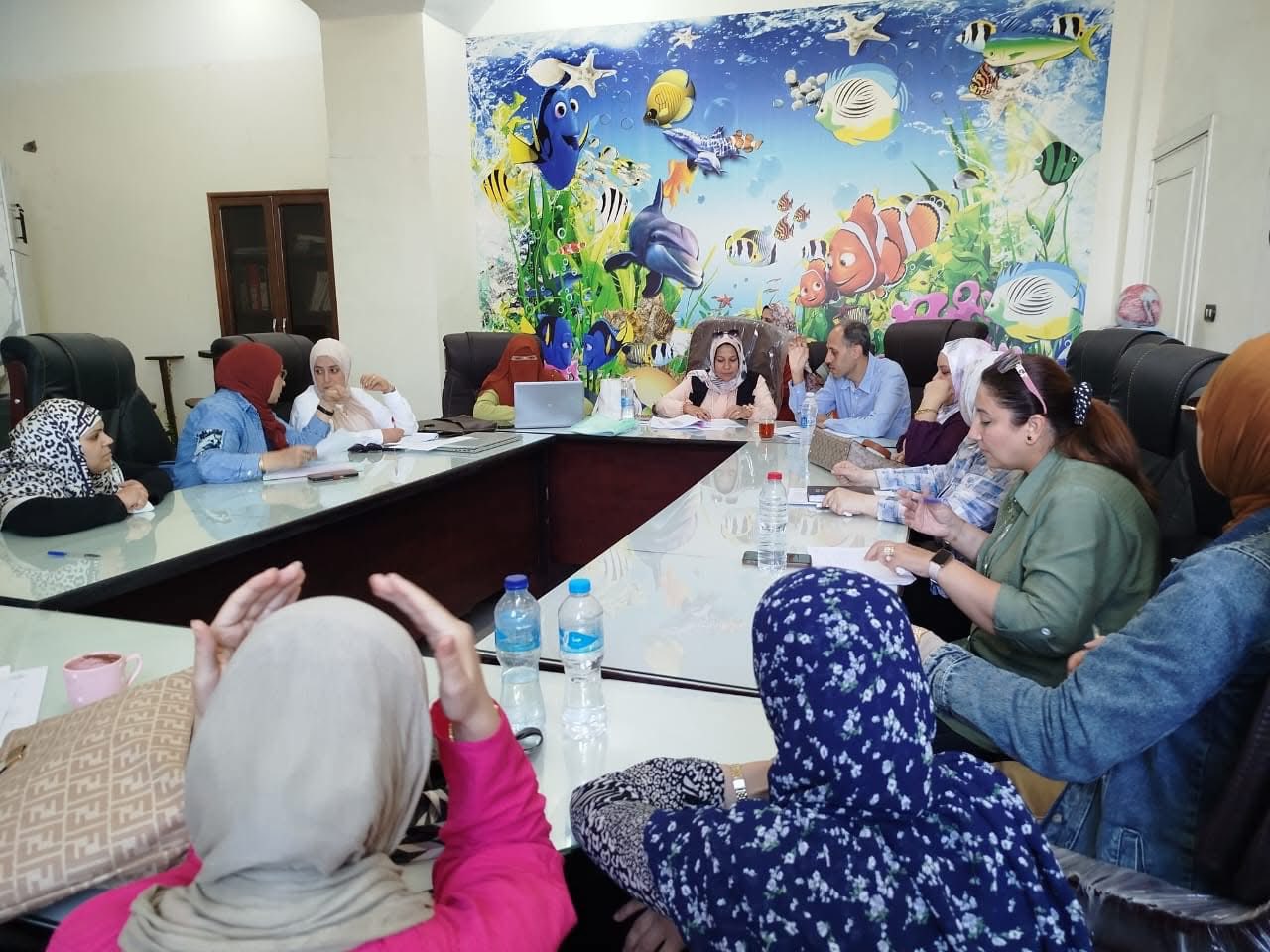 كلية التربية للطفولة المبكرة تستقبل فريق مركز ضمان الجودة لمراجعة المحور الأول بملف التميز الحكومي.