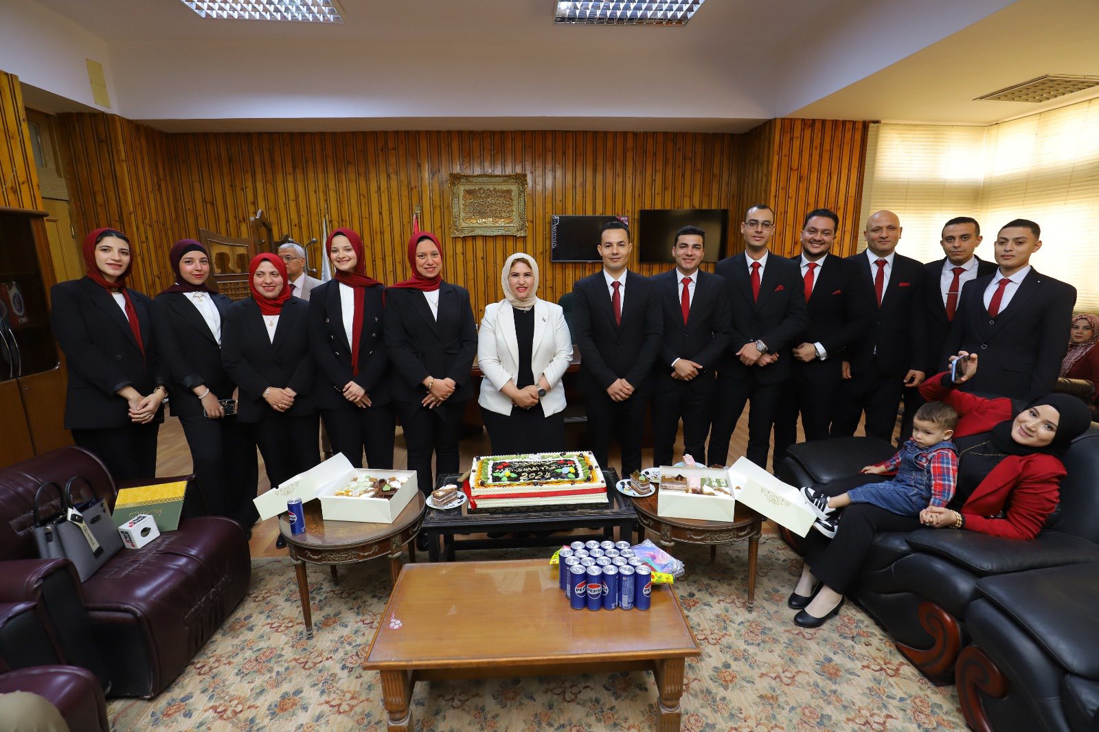 The Faculty of Law Holds a Welcoming Ceremony for the Newly Appointed Teaching Assistants (2024), in the Presence of Academic Leaders and Parents.