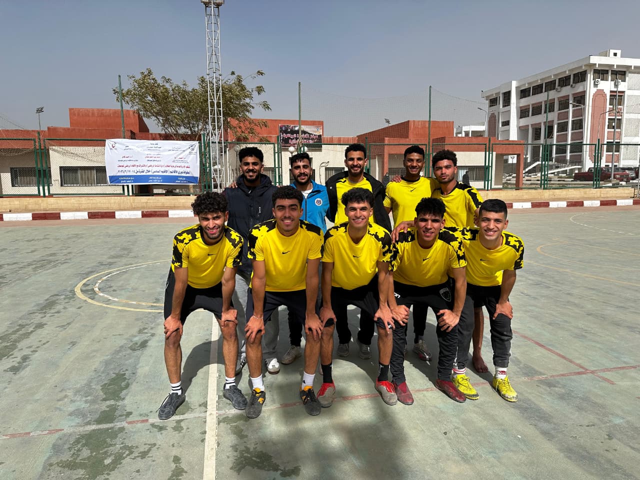 A new sporting achievement added to the record of the Faculty of Veterinary Medicine - Zagazig University - Congratulations on the victory of the futsal team in the regional league championship