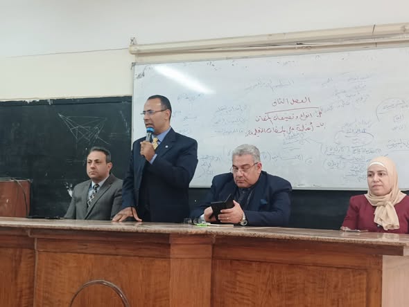 Chaired by the Dean of the College… An expanded meeting was held at the Faculty of Specific Education, Zagazig University to enhance the regularity of the educational process and activate the role of academic advising.