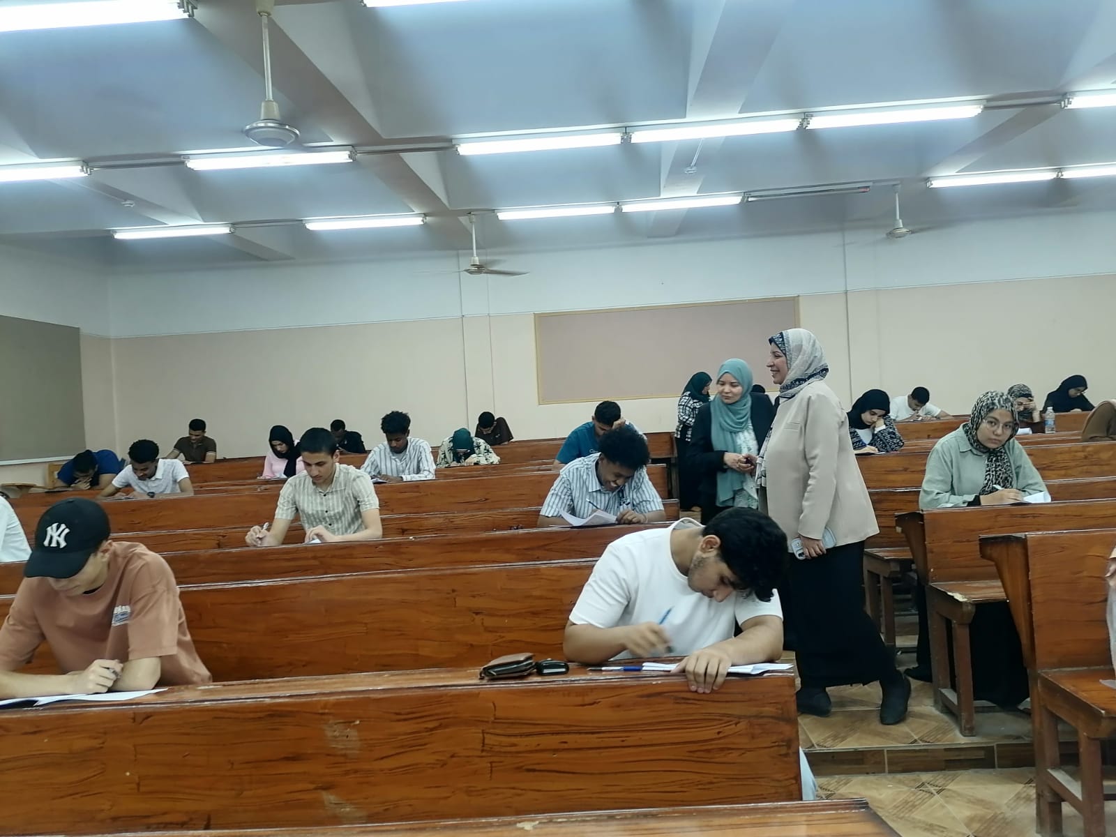 Monitoring the exam activities on Wednesday, 20/5/2026