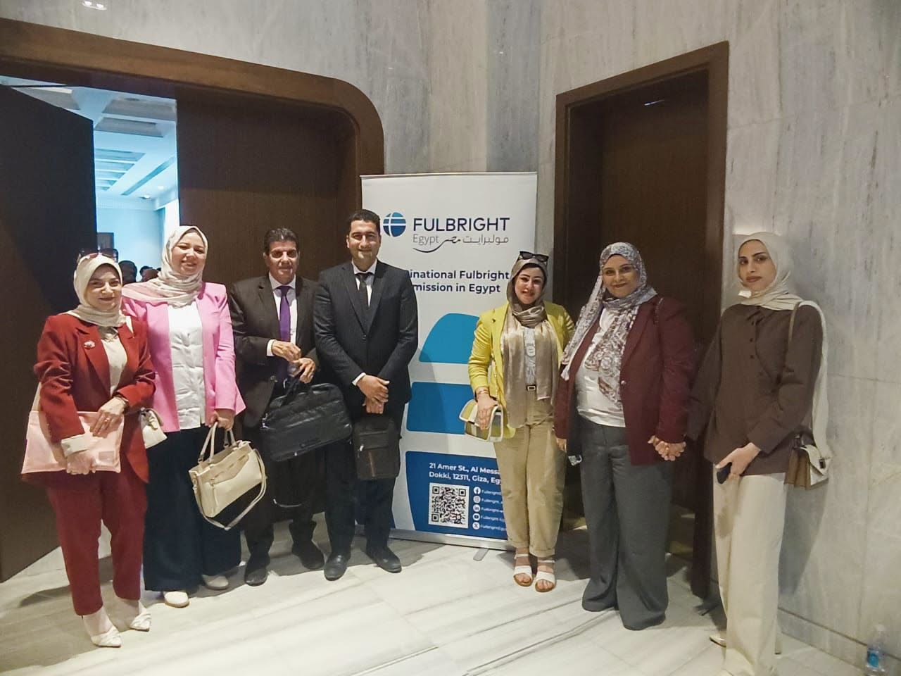 قسم اللغة الإنجليزية بكلية الآداب يشارك في "المؤتمر السنوي لهيئة فولبرايت مصر"