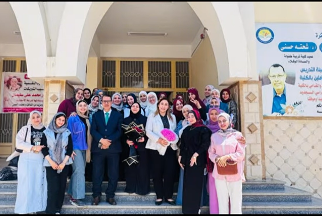 🌹افتتاح معرض " ألوان الربيع " لمقرر  تدريب ميدانى لطالبات المستوى الثانى رياض أطفال ، وطالبات المستوى الاول شعبة حضانة تحت اشراف د/ دميانة صلاح  🌹
