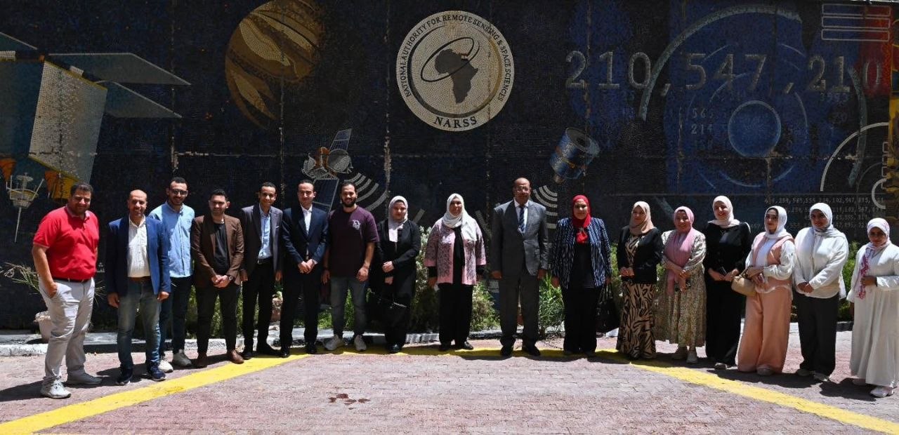 A delegation from the Faculty of Computers and Information at Zagazig University visited the National Authority for Remote Sensing and Space Sciences