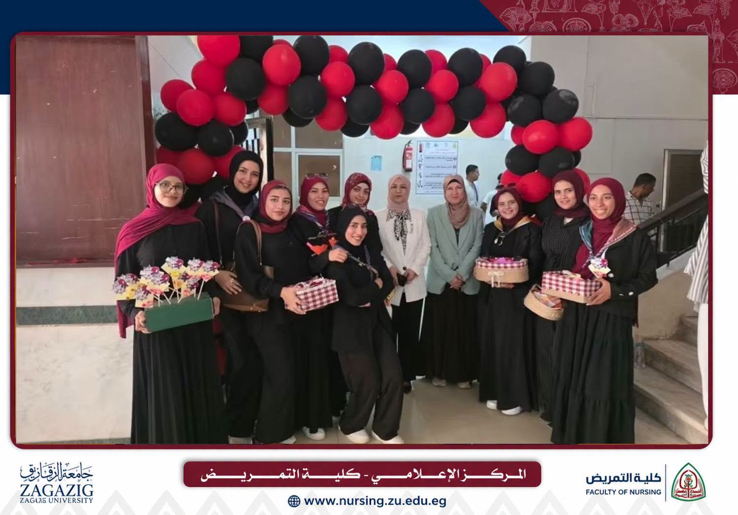 فعاليات استقبال كلية تمريض الزقازيق طلابها الجدد والقدامى لعام جامعي جديد 2026/2027