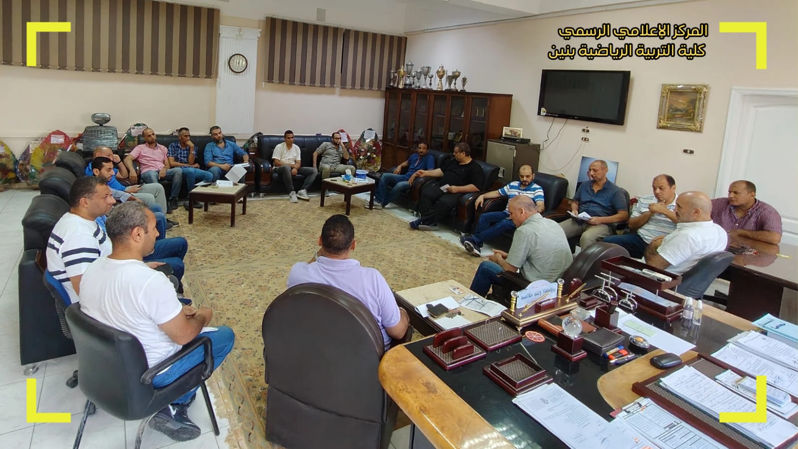 زيارة وحدة الجودة بالكلية 2024